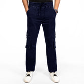 Ease – Denim Trousers 6 pocket – Navy Blue