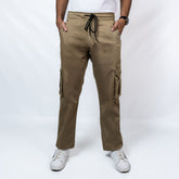 Six Pocket Cargo Torusers Grey Khaki