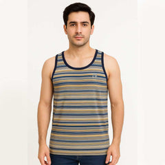 Neotrofits Tank top Yarn Dyed Blue Strips