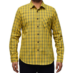 Neotrofits Casual Shirt Yellow Check