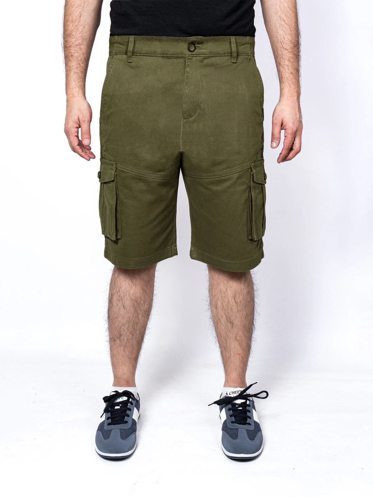Ease – Cargo Shorts – Olive Green
