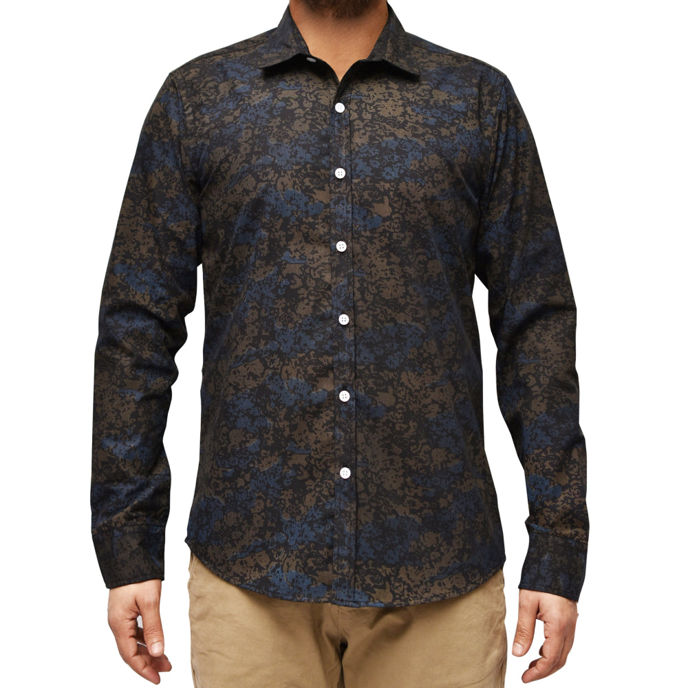 Casual Shirt Printed- Black