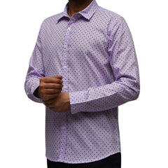Neotrofits Casual Shirt Purple Polka dots