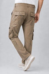 Explorer – 8 Pocket Cargo Trousers  – Khaki
