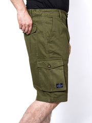 Ease – Cargo Shorts – Olive Green