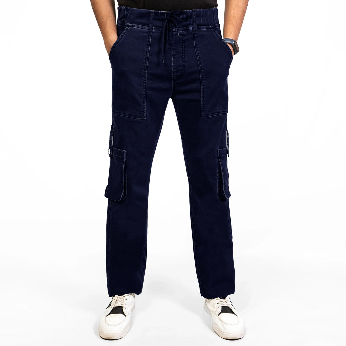 Ease – Denim Trousers 6 pocket – Navy Blue