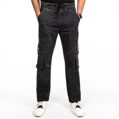 Ease – Denim Trousers 6 pocket – Black
