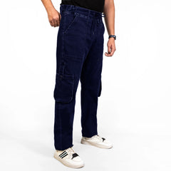 Ease – Denim Trousers 6 pocket – Navy Blue