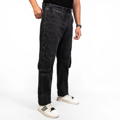 Ease – Denim Trousers 6 pocket – Black