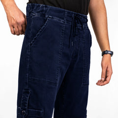 Ease – Denim Trousers 6 pocket – Navy Blue