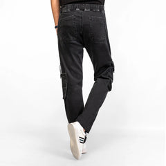 Ease – Denim Trousers 6 pocket – Black