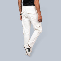 Six Pocket Cargo Torusers White
