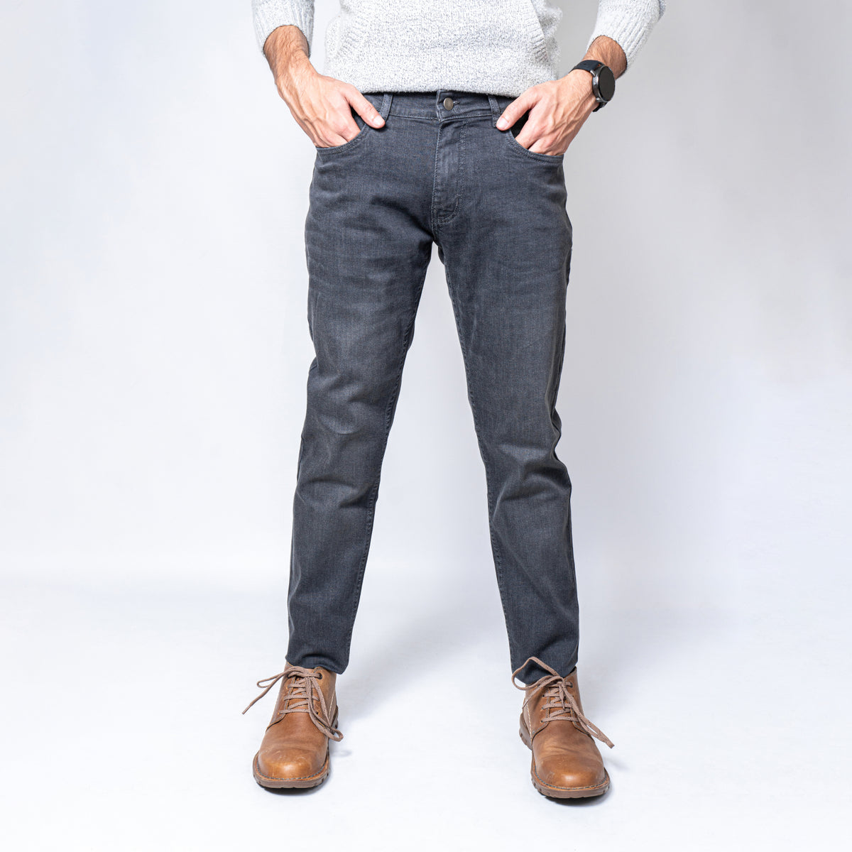 NeotroFits Slim Fit Jeans Gray