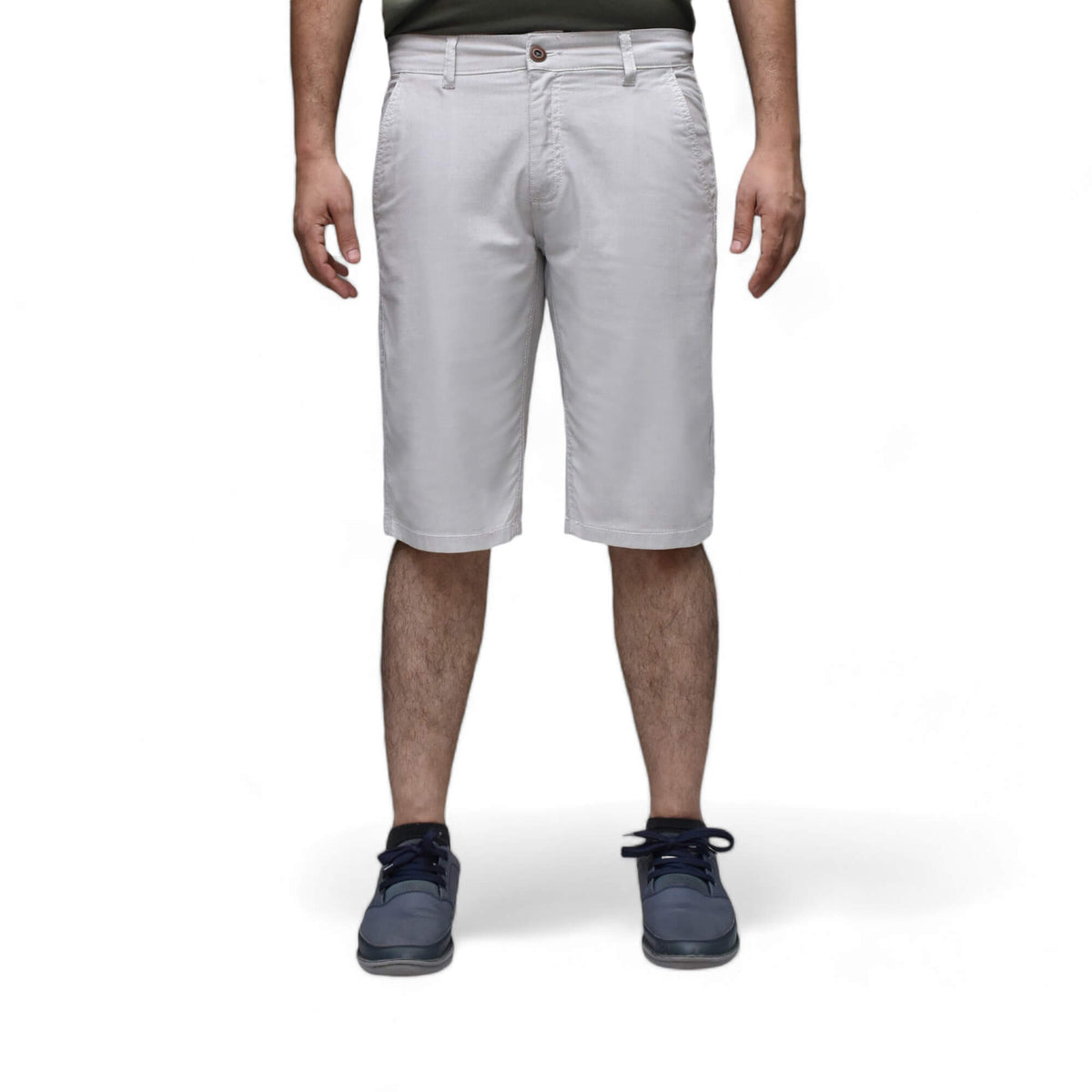 Neotrofits Cotton Stretchable Shorts White