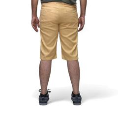Neotrofits Cotton Stretchable Shorts Yellow Texture