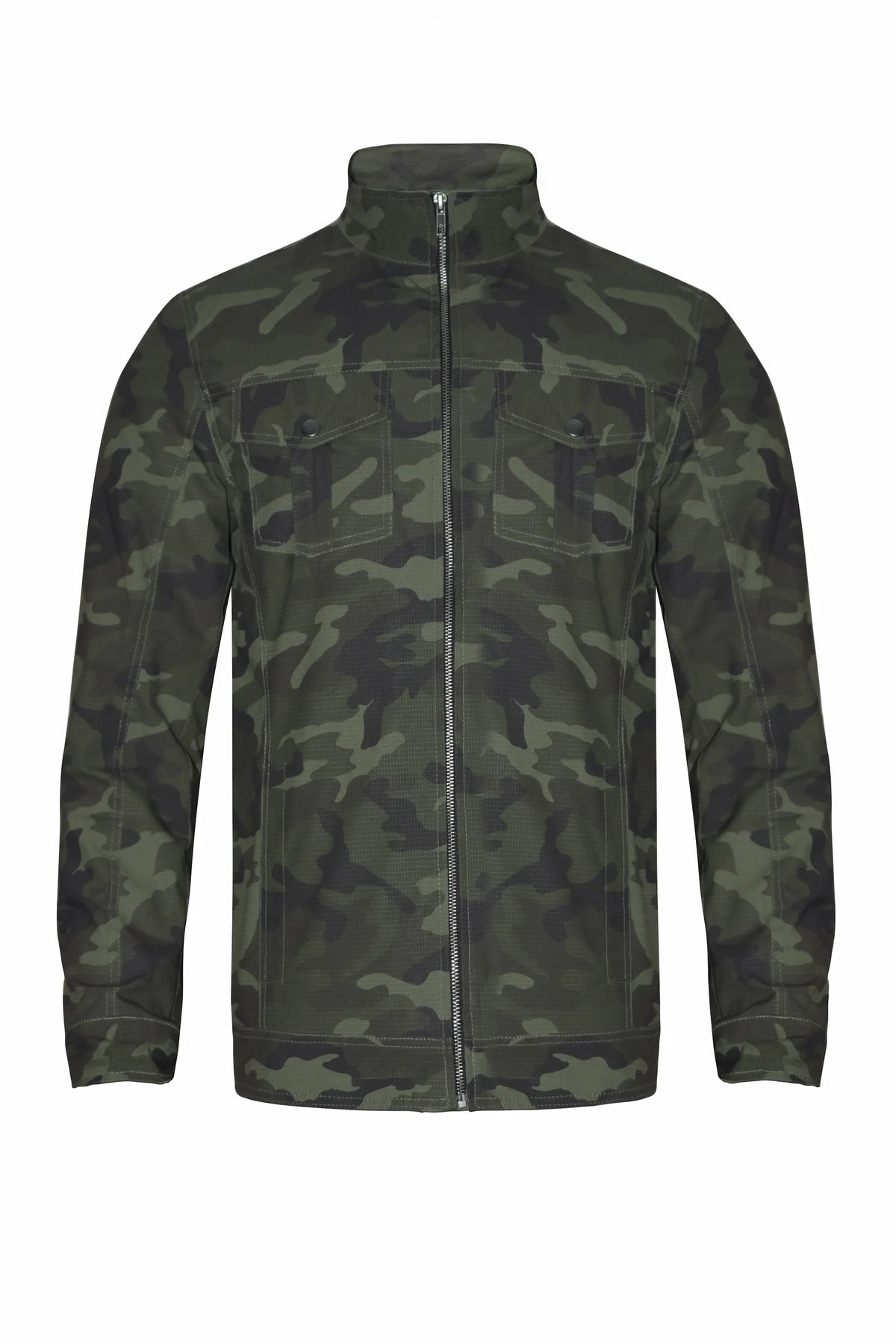 Camo Print Ripstop Men's Jacket with inner Lining