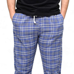 Neotrofits Cotton Pajama for Men Blue