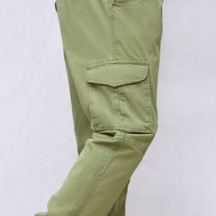 Neotrofits Cotton Cargo Trousers Olive Green
