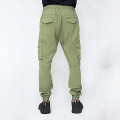 Neotrofits Cotton Cargo Trousers Olive Green
