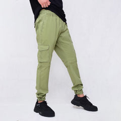 Neotrofits Cotton Cargo Trousers Olive Green
