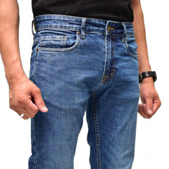 NeotroFits Slim Fit Jeans Mid Blue Basic
