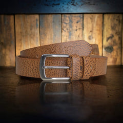 Full Grain Extra soft Leather Belt Tan