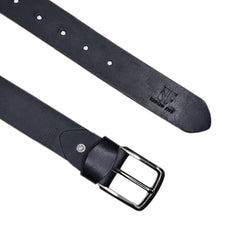 Natural Grain pullup Belt Black