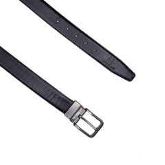 Reversible (2 in 1) Leather Belt with Self Texture