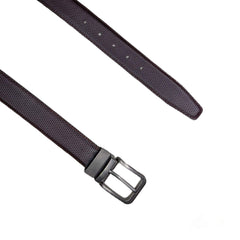 Reversible (2 in 1) Leather Belt with Self Texture
