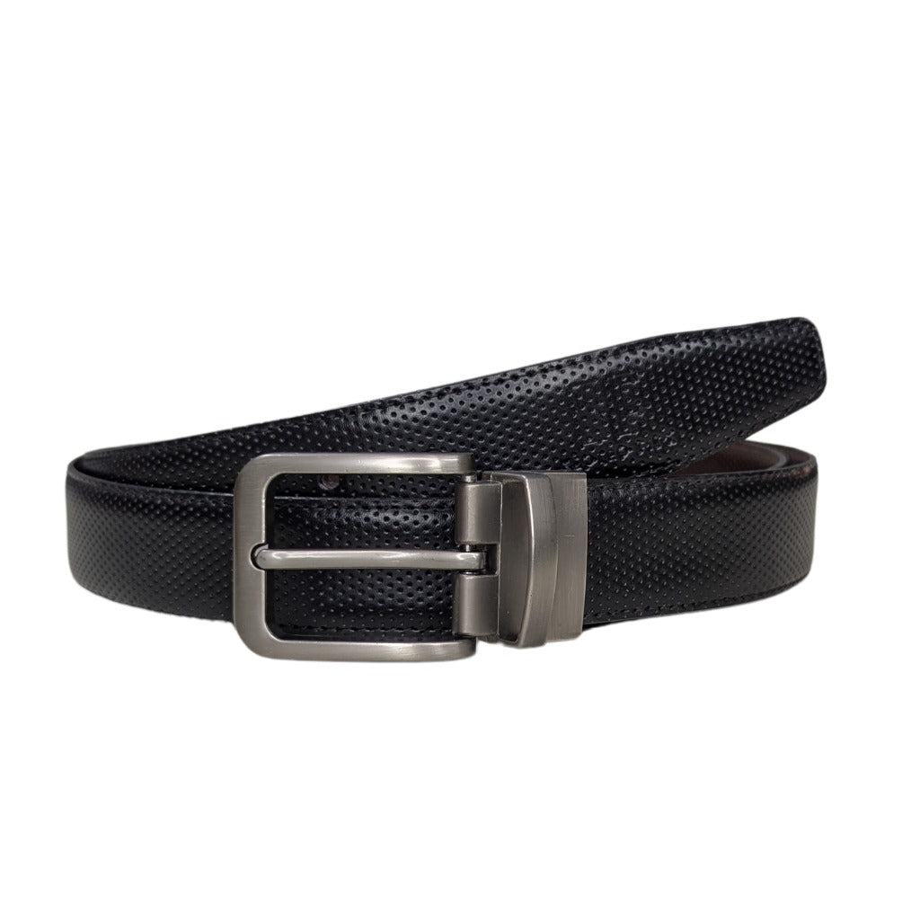 Reversible (2 in 1) Leather Belt with Self Texture
