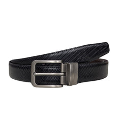 Reversible (2 in 1) Leather Belt with Self Texture