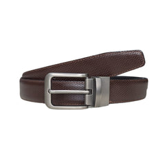Reversible (2 in 1) Leather Belt with Self Texture