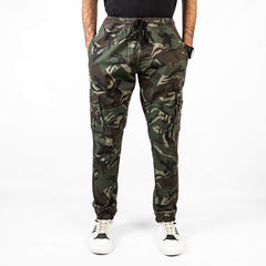 Neotrofits Cotton Cargo Trousers Camo Joggers Green