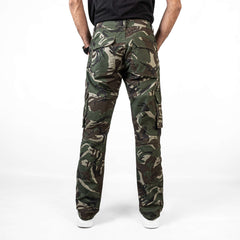 NeotroFits Cargo Trousers Camouflage (Straight Fit) Green