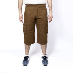 Ease – 3 Quarter Cargo Shorts – Brown