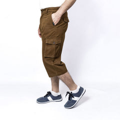 Ease – 3 Quarter Cargo Shorts – Brown
