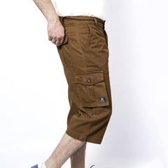 Ease – 3 Quarter Cargo Shorts – Brown