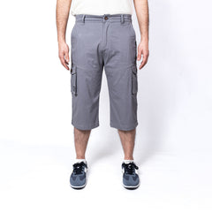 Ease – 3 Quarter Cargo Shorts – Light Grey