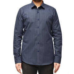 Neotrofits Casual Shirt Blue Yarn Dyed Check