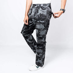 NeotroFits Cargo Trousers Camo (Straight Fit) Grey