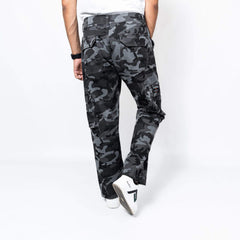 NeotroFits Cargo Trousers Camo (Straight Fit) Grey