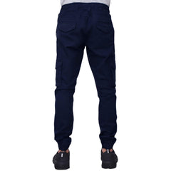 Neotrofits Cotton Cargo Trousers Navy Blue